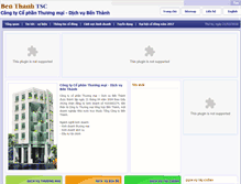 Tablet Screenshot of benthanhtsc.com.vn